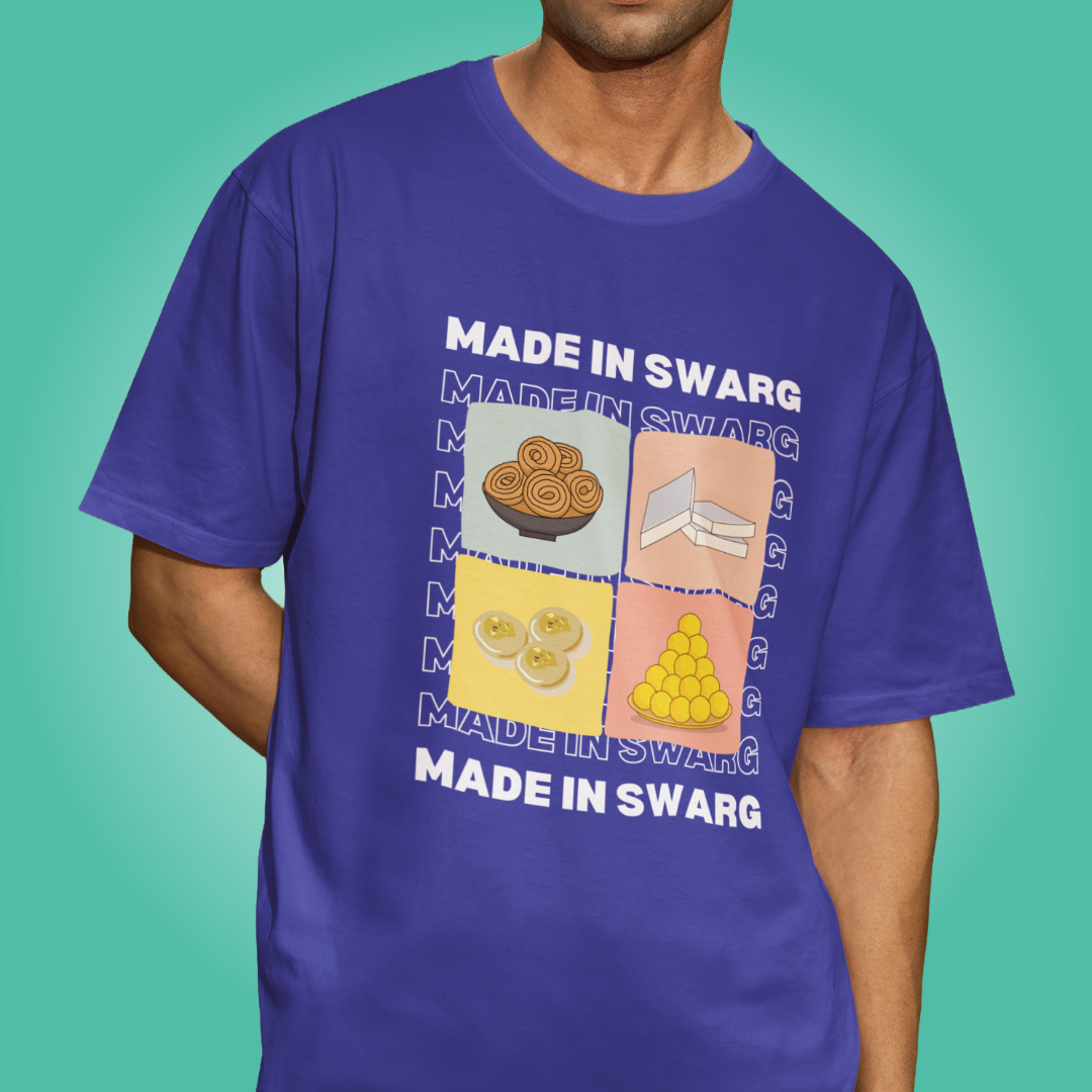 Made in Swarg - Oversized Tee | Unisex Fit