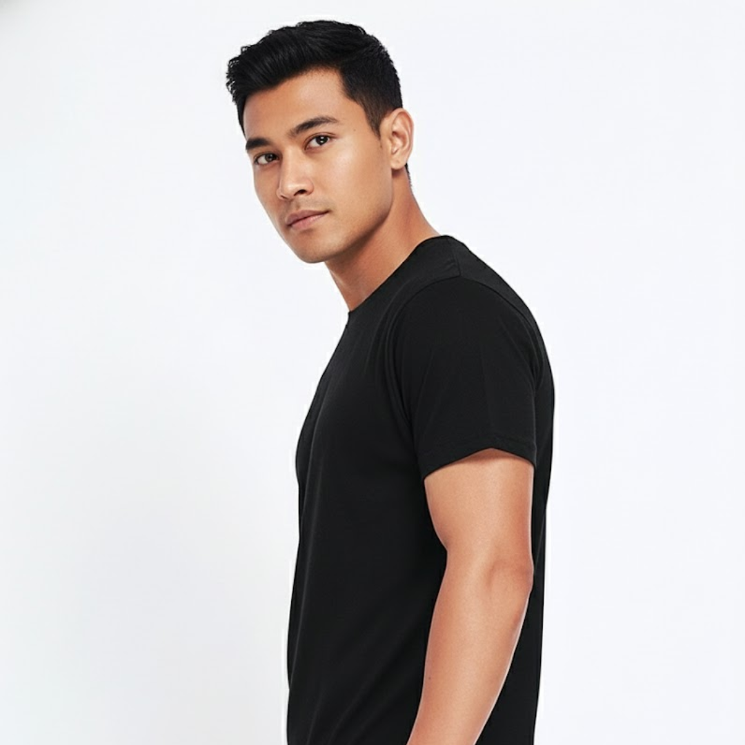 The All-Rounder - Round Neck Tee | Unisex Fit | Dark Solids