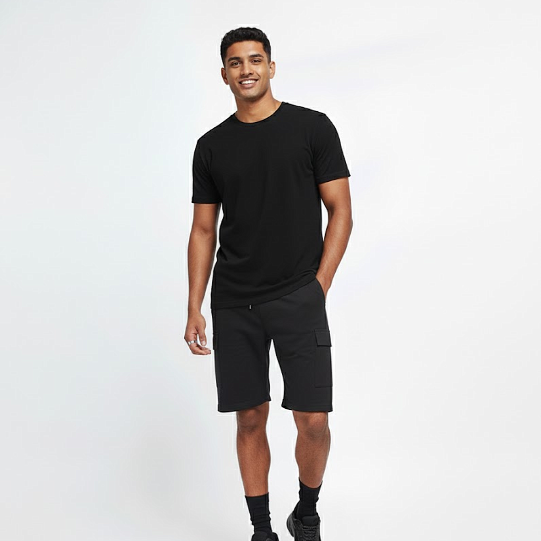 The All-Rounder - Round Neck Tee | Unisex Fit | Dark Solids