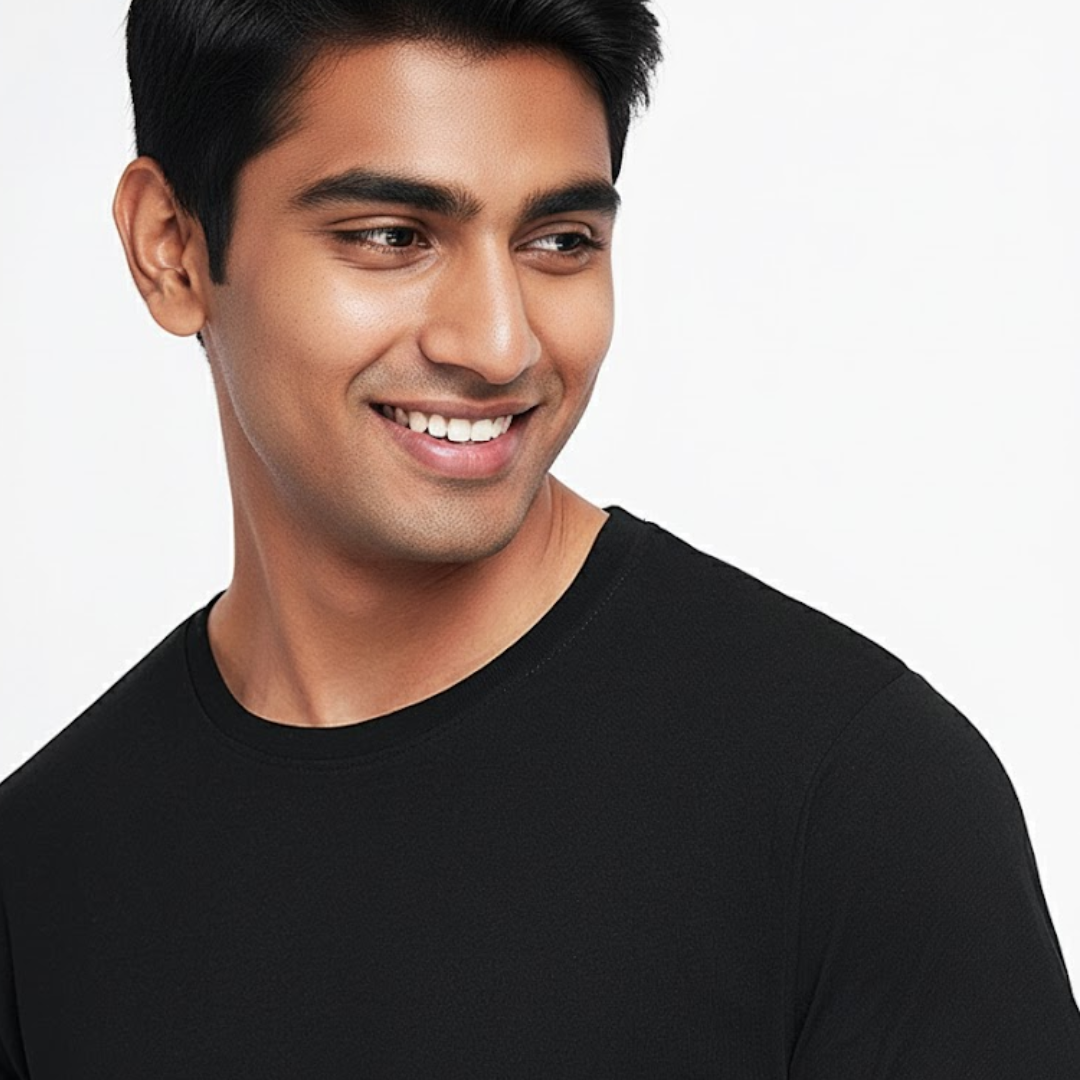 The All-Rounder - Round Neck Tee | Unisex Fit | Dark Solids