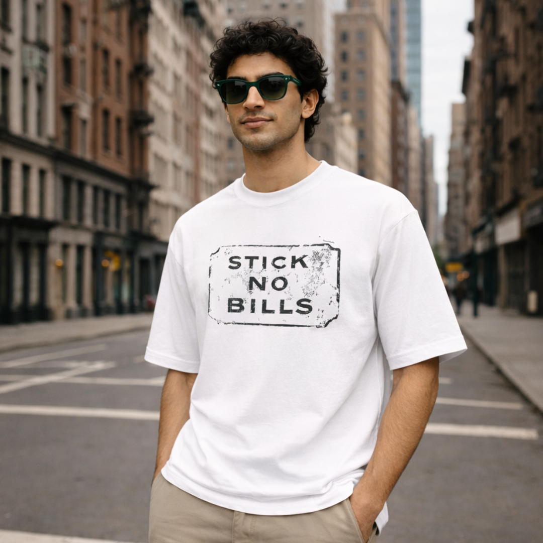 Stick No Bills - Oversized Tee | Unisex Fit