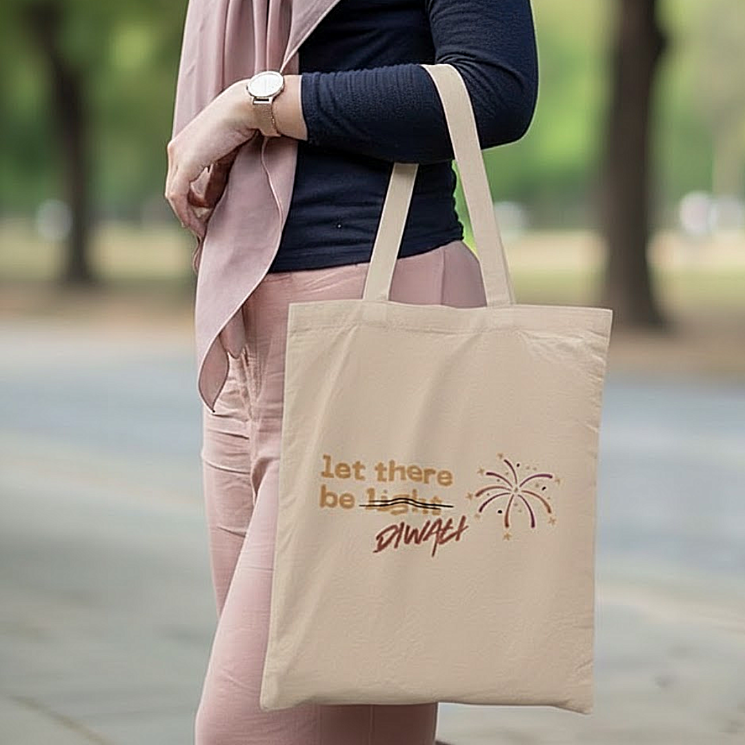 Let There Be Diwali - Tote Bag
