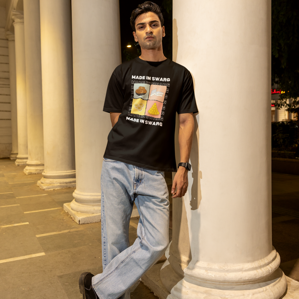 Made in Swarg - Oversized Tee | Unisex Fit