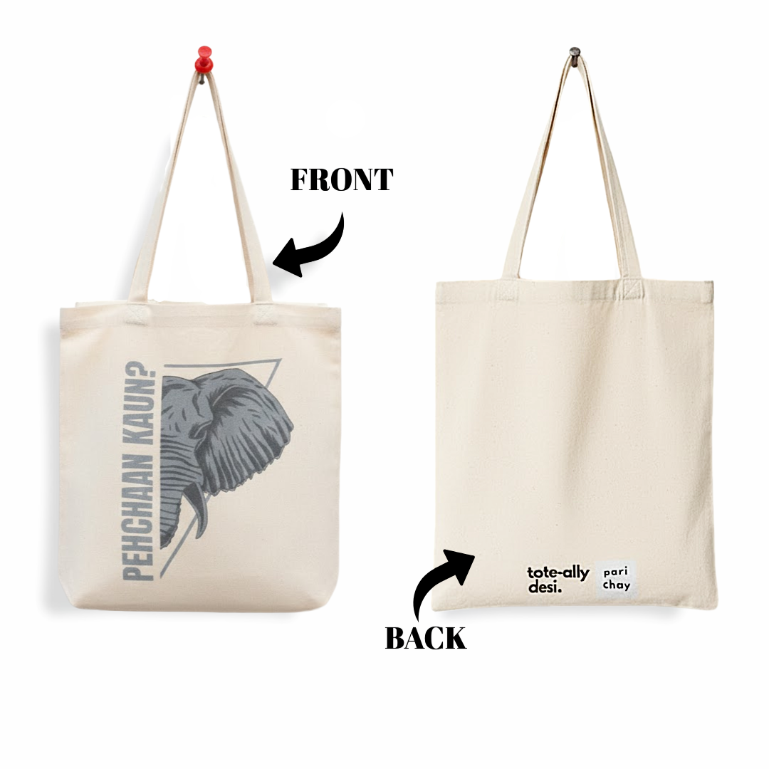 Pehchaan-Elephant - Tote Bag