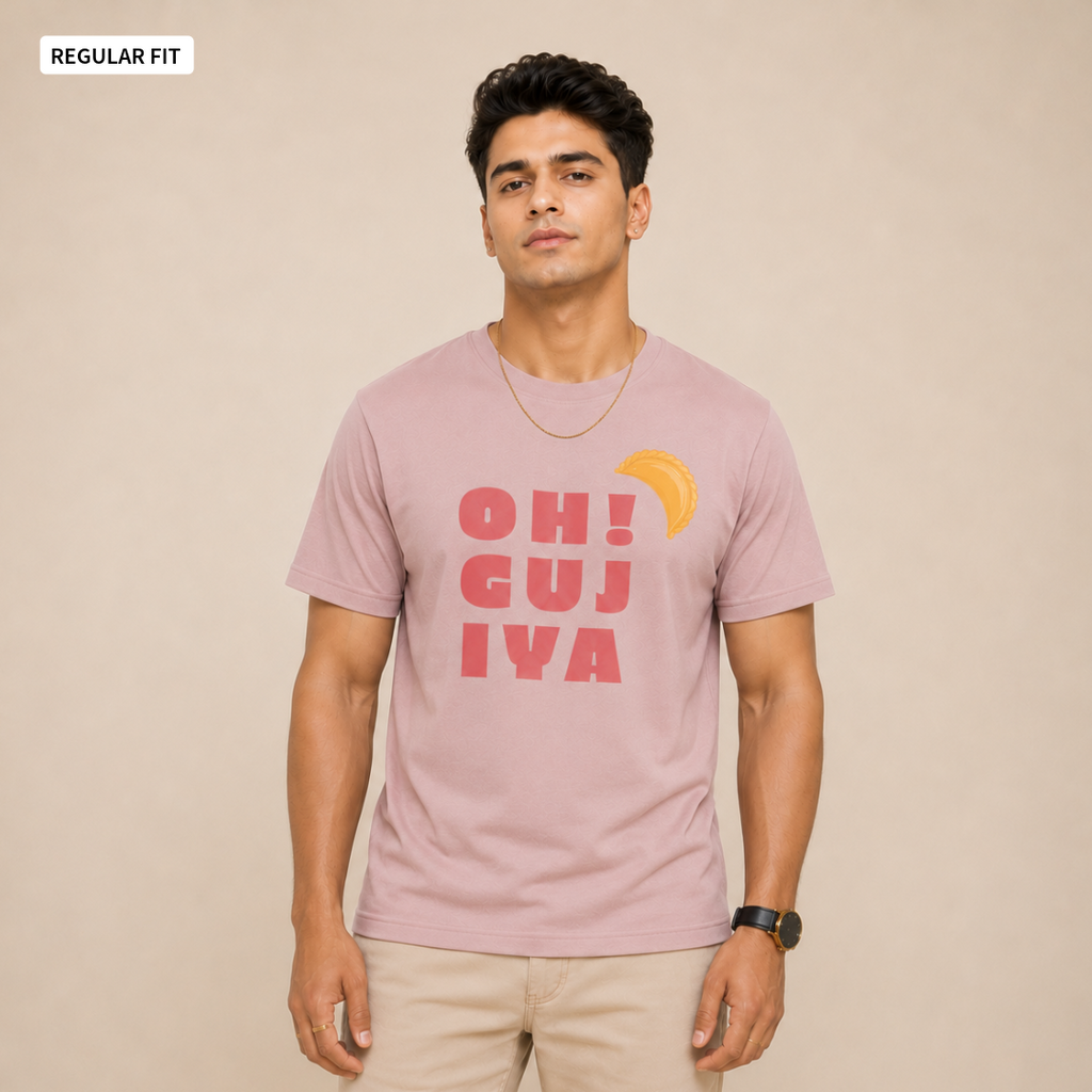 Oh! Gujiya - Round Neck Tee | Unisex Fit