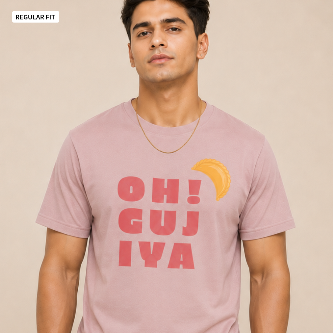 Oh! Gujiya - Round Neck Tee | Unisex Fit