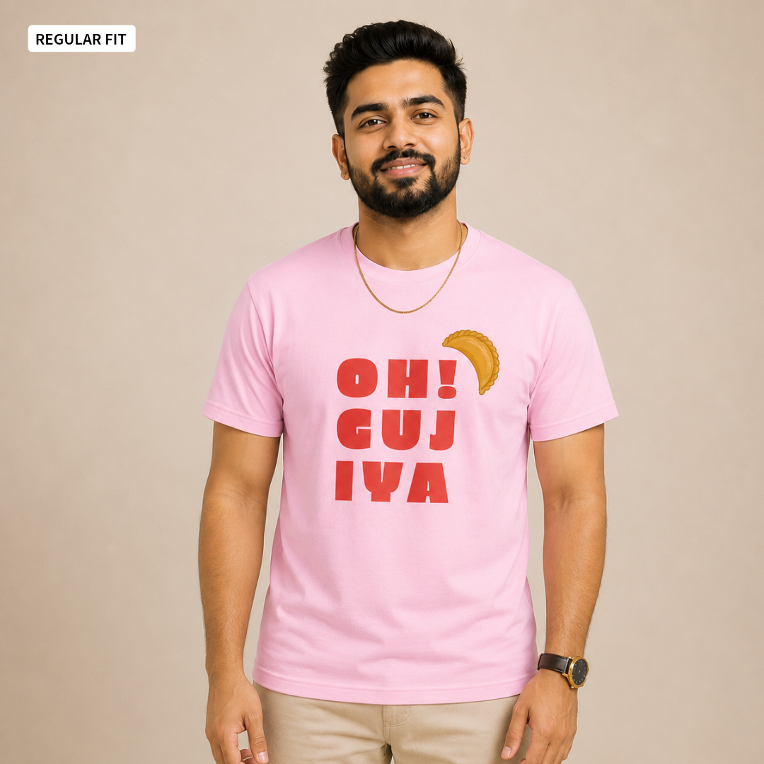 Oh! Gujiya - Round Neck Tee | Unisex Fit
