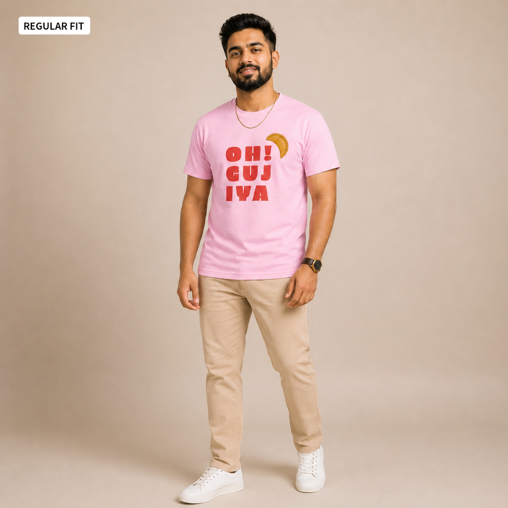 Oh! Gujiya - Round Neck Tee | Unisex Fit