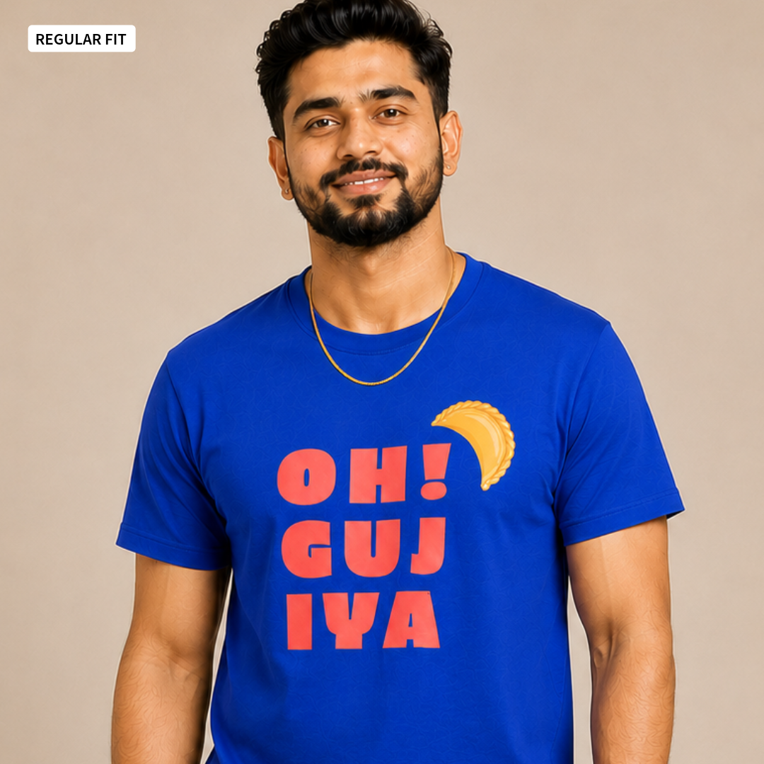 Oh! Gujiya - Round Neck Tee | Unisex Fit