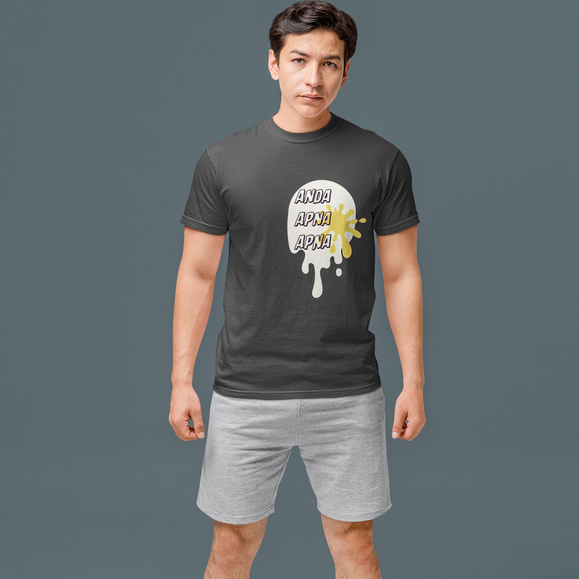 Anda Apna Apna -  Round Neck Tee | Unisex Fit