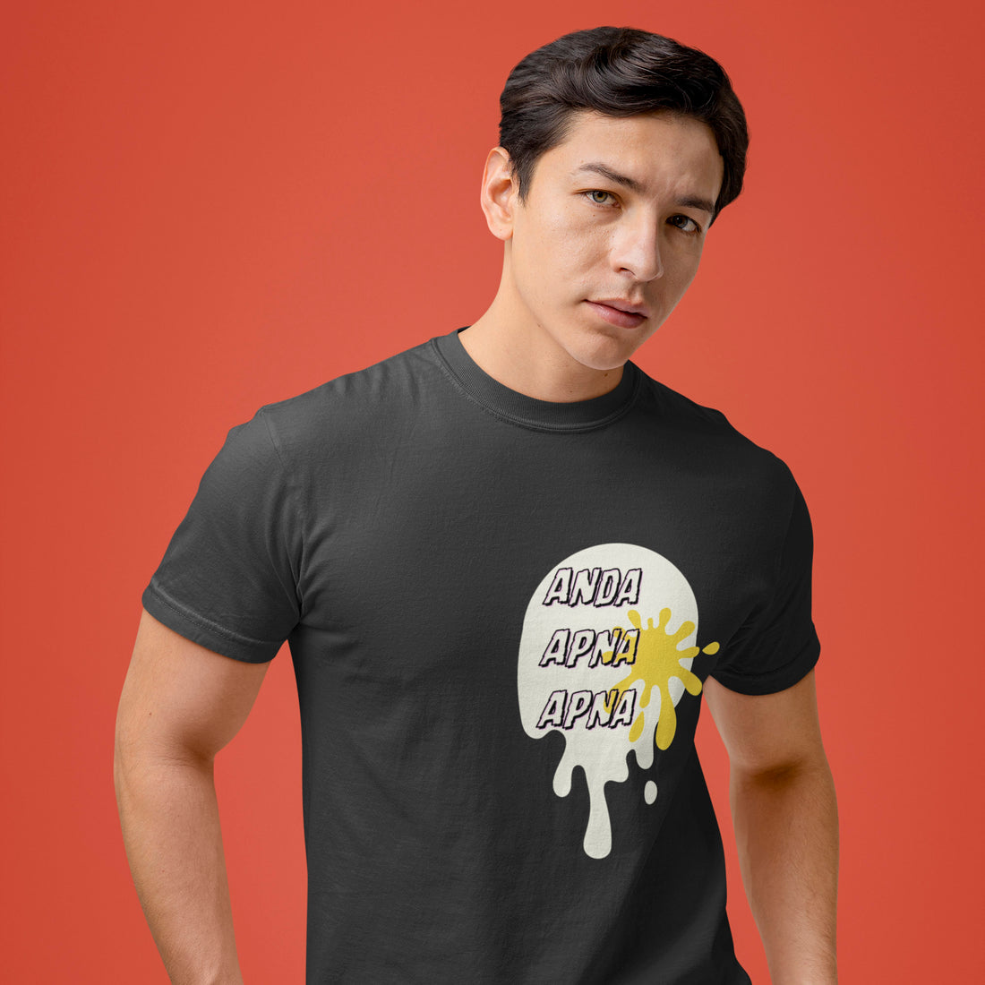 Anda Apna Apna -  Round Neck Tee | Unisex Fit