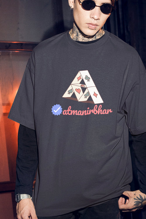 Atmanirbhar - Oversized Tee | Unisex Fit