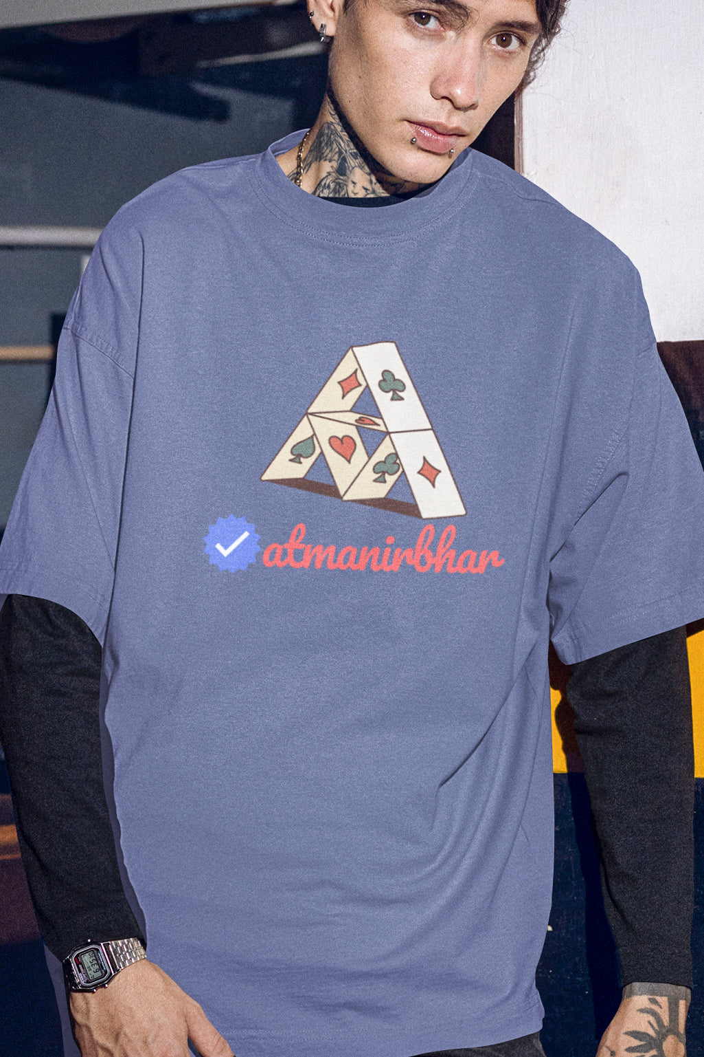 Atmanirbhar - Oversized Tee | Unisex Fit