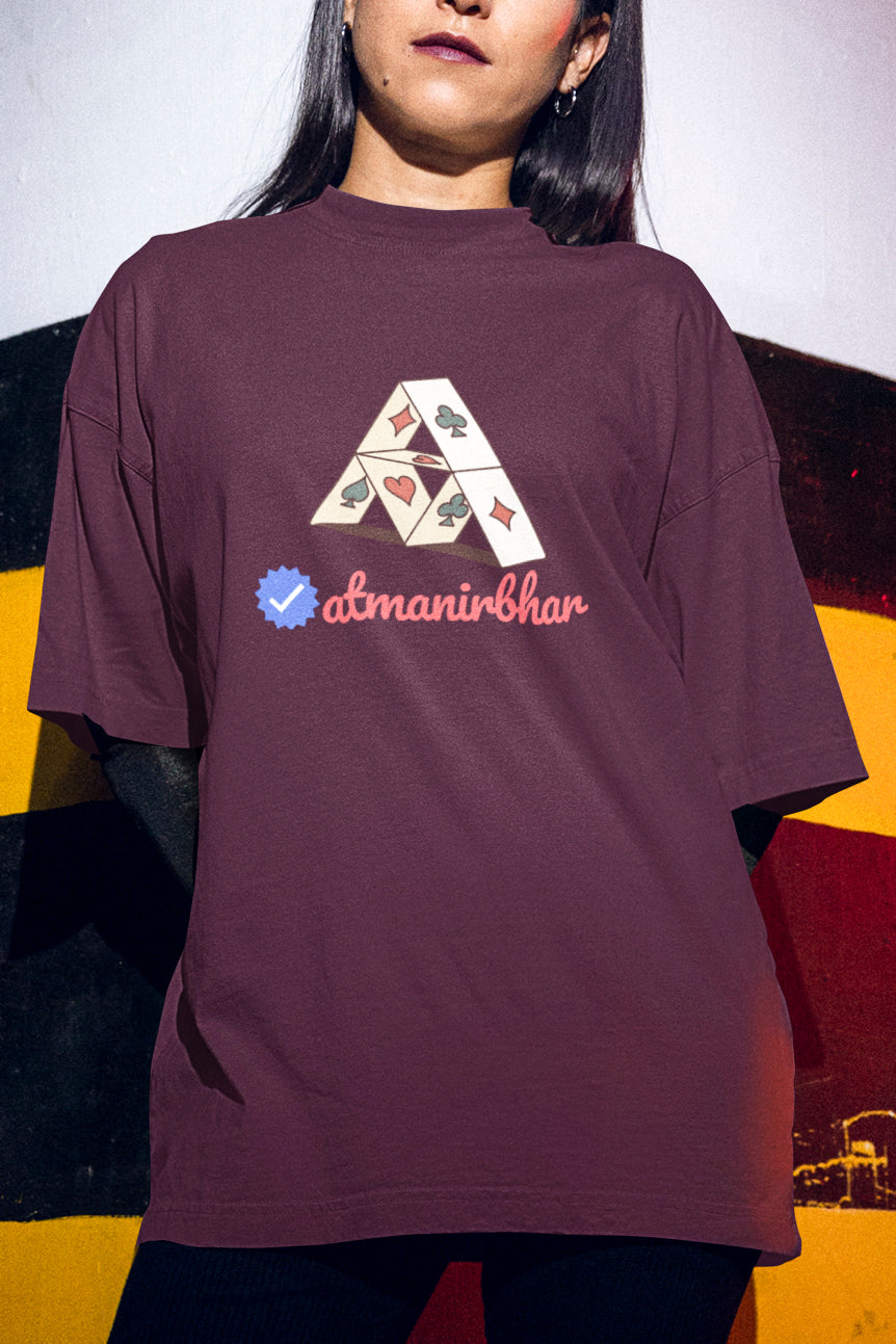 Atmanirbhar - Oversized Tee | Unisex Fit