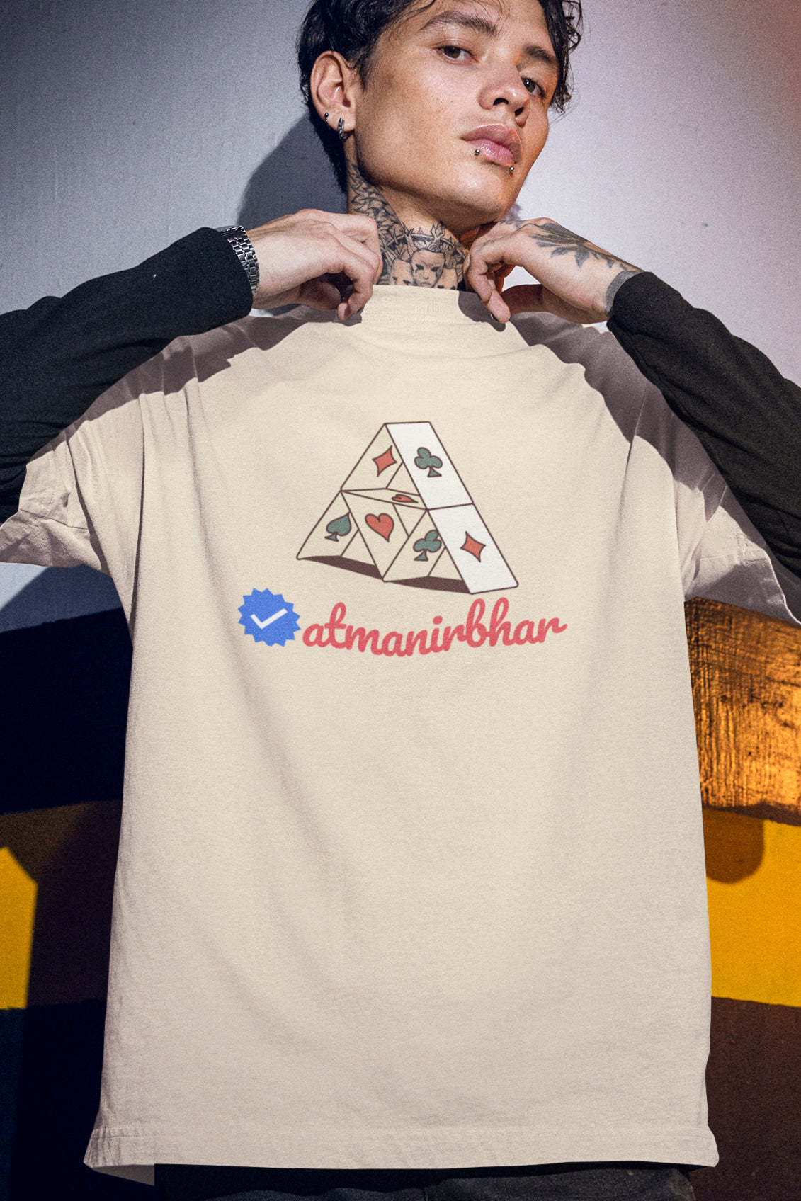 Atmanirbhar - Oversized Tee | Unisex Fit