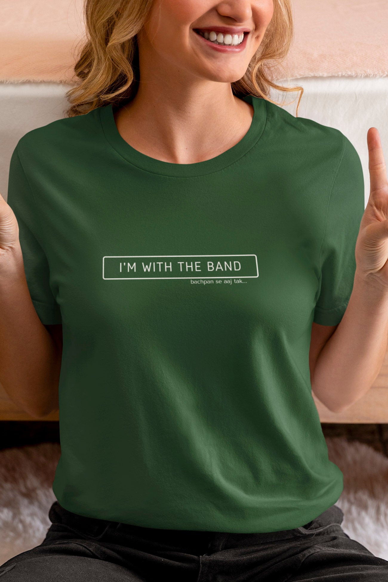 With the Band - Round Neck Tee | Unisex Fit