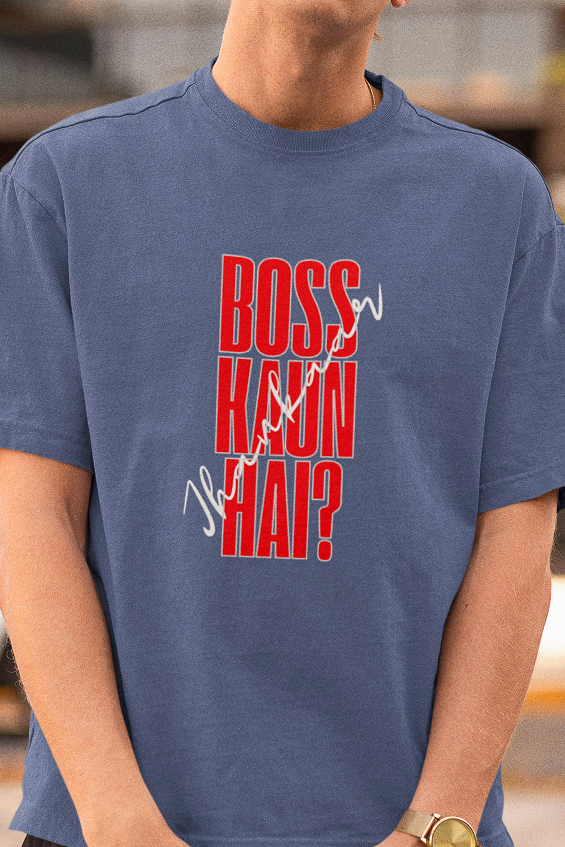 Boss Kaun Hai? - Oversized Tee | Unisex Fit