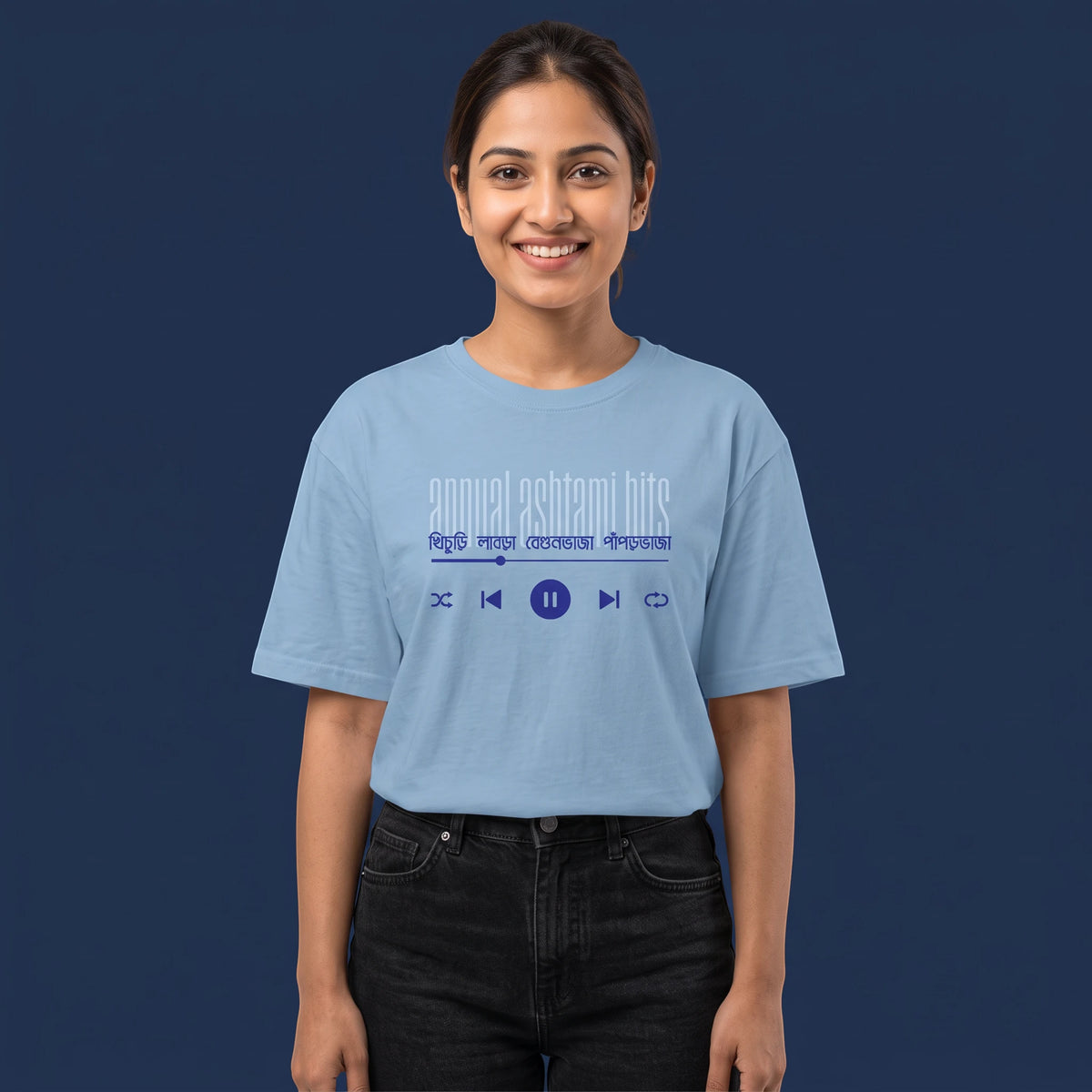 Ashtami Bhog - Oversized Tee | Unisex Fit