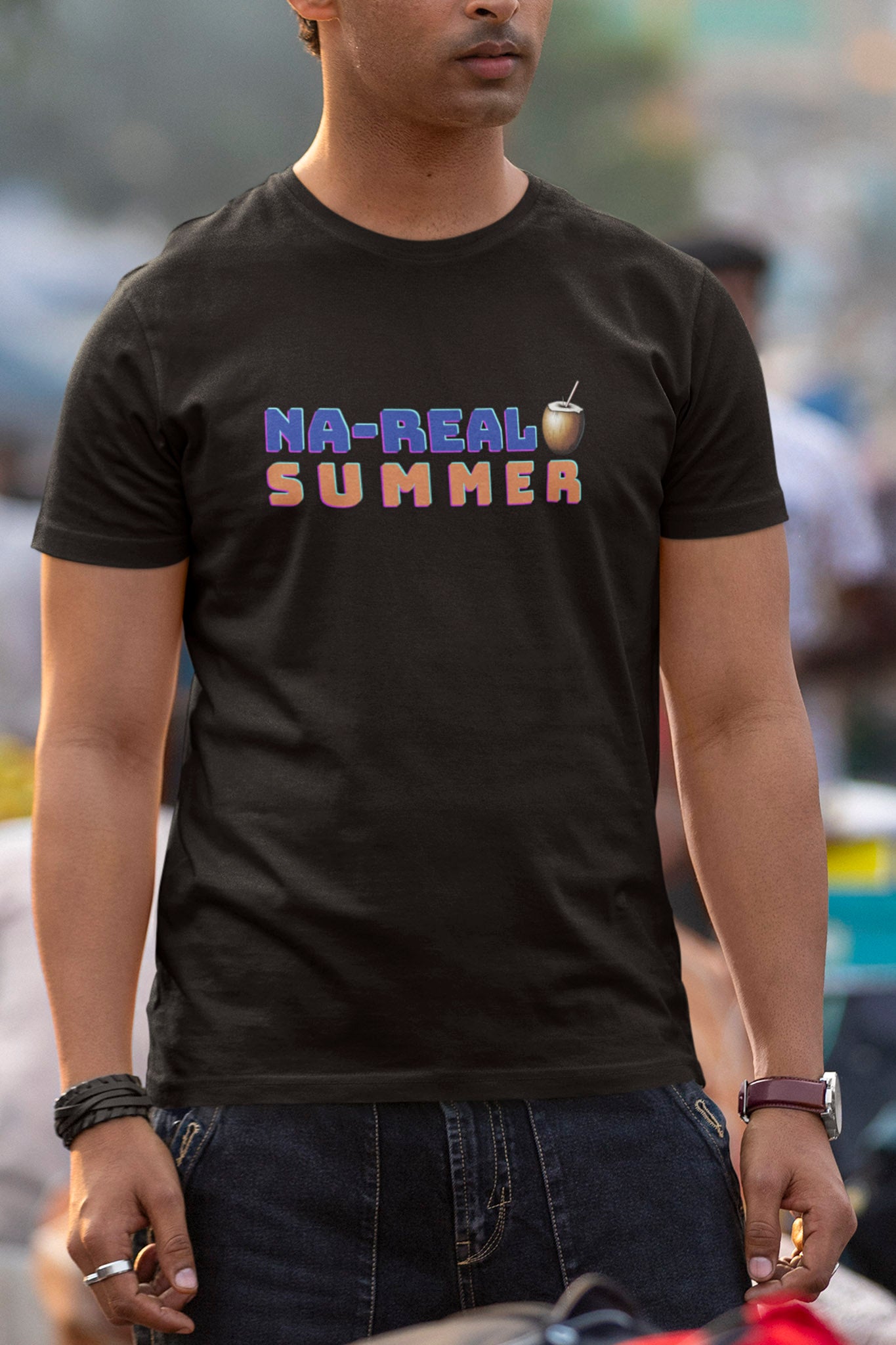 Summer Coconut - Round Neck Tee | Unisex Fit