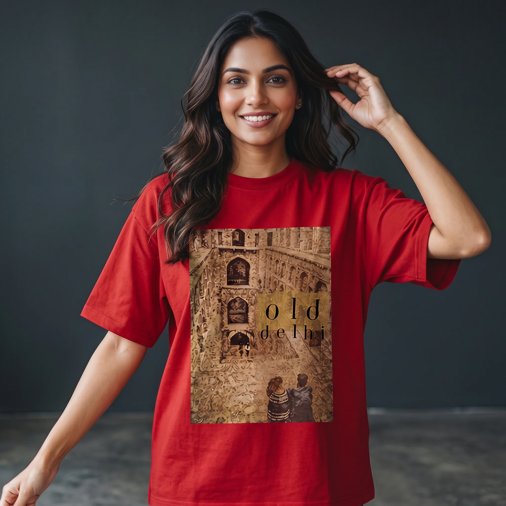 Old Delhi - Oversized Tee | Unisex Fit