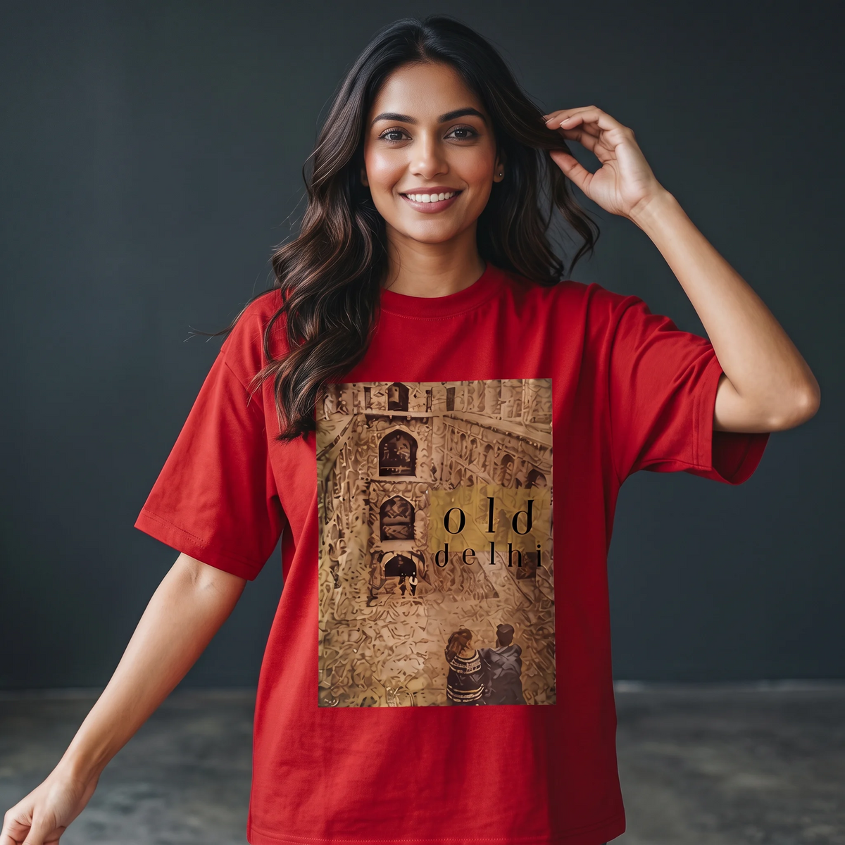 Old Delhi - Oversized Tee | Unisex Fit