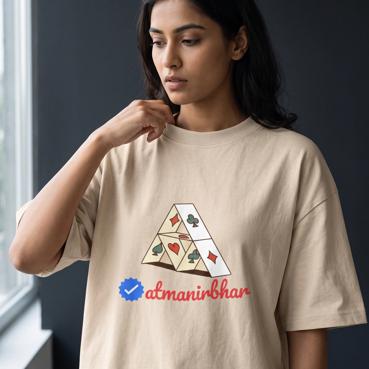 Atmanirbhar - Oversized Tee | Unisex Fit