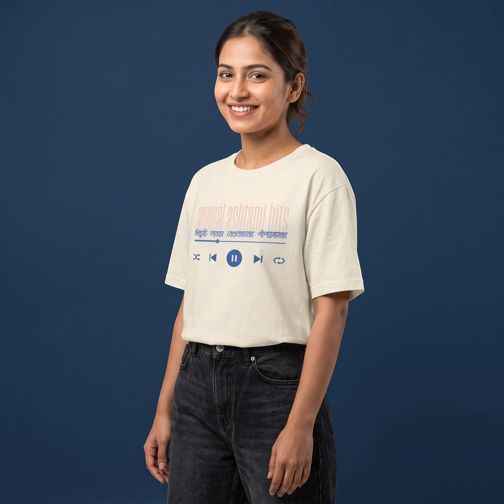 Ashtami Bhog - Oversized Tee | Unisex Fit