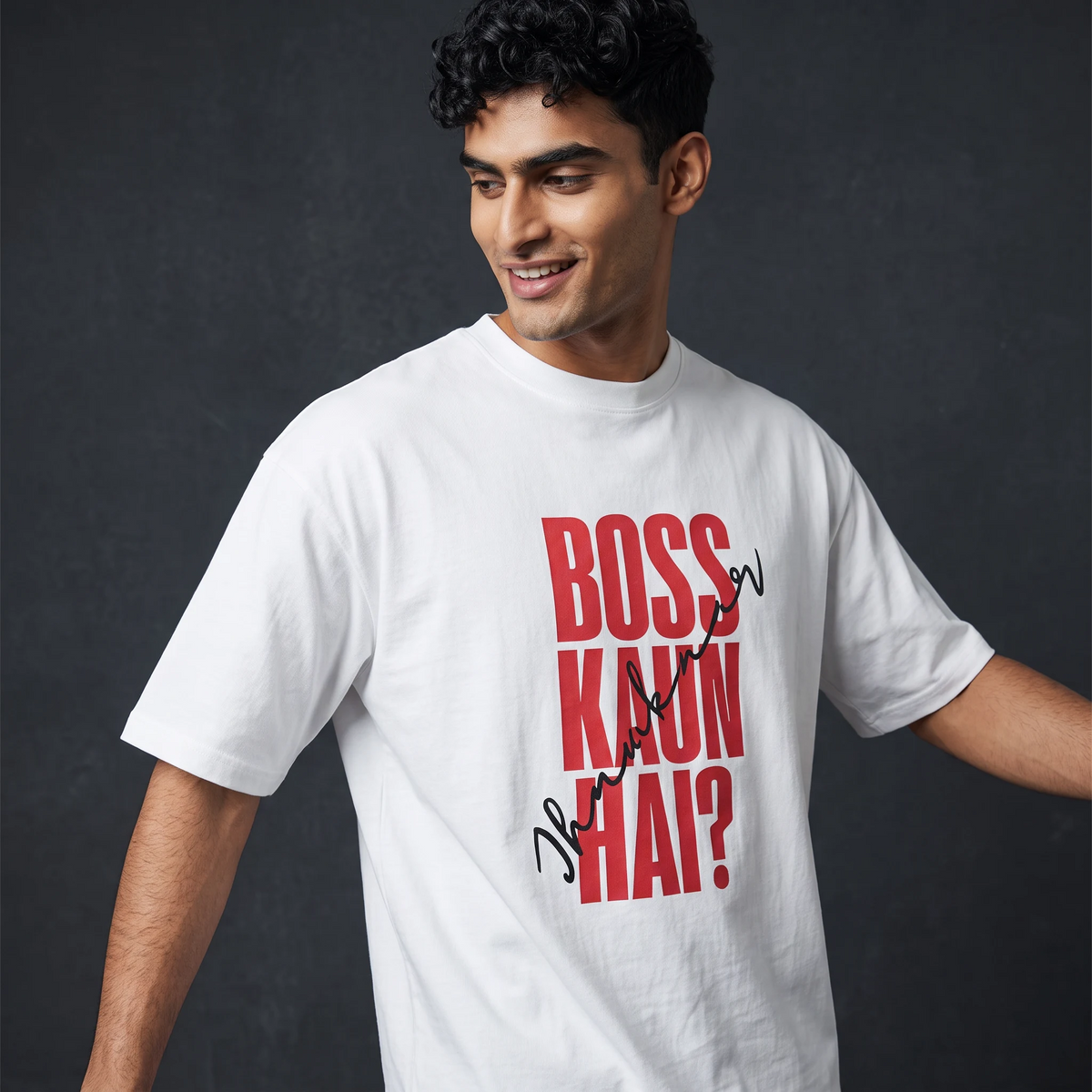 Boss Kaun Hai? - Oversized Tee | Unisex Fit