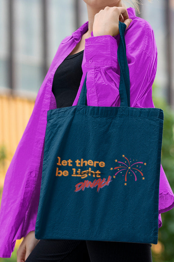Let There Be Diwali - Tote Bag