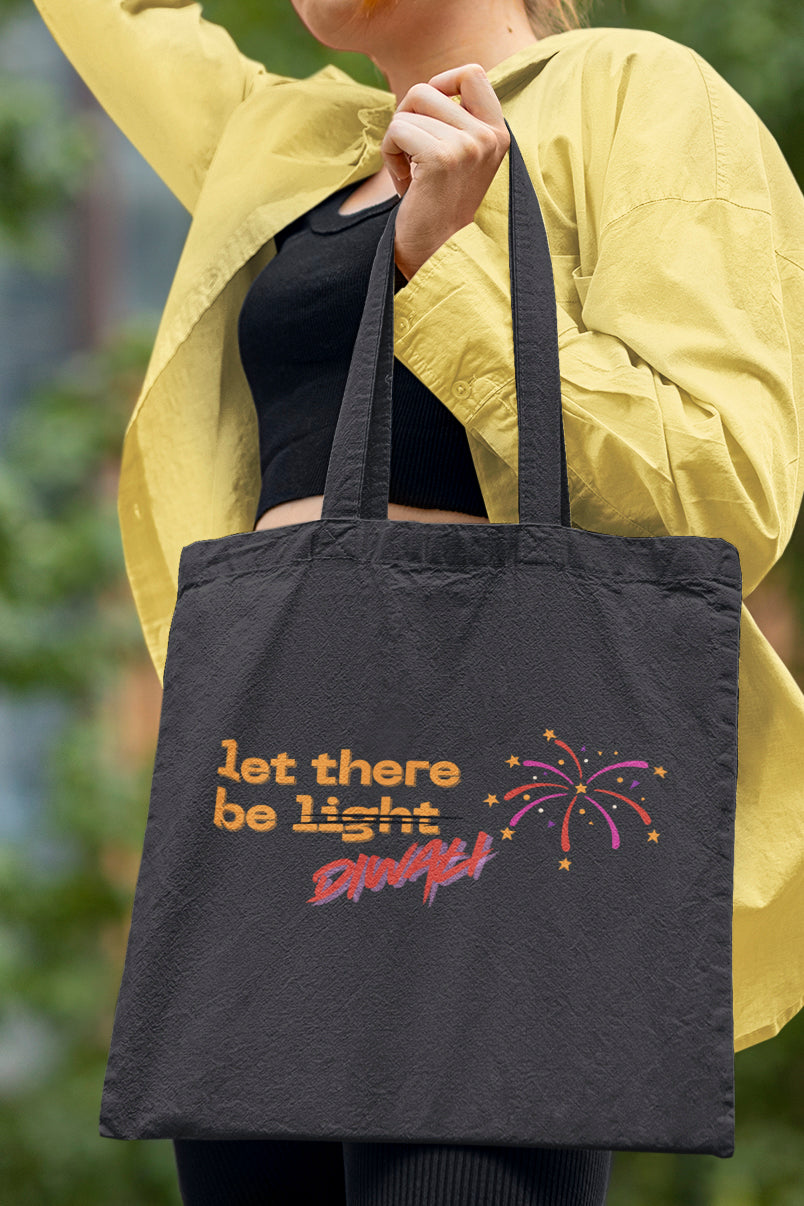 Let There Be Diwali - Tote Bag