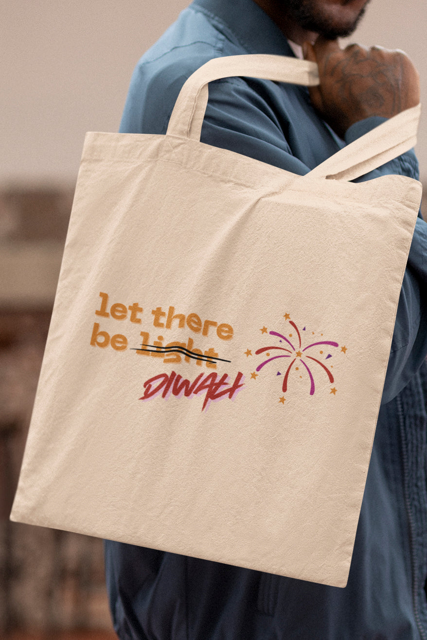 Let There Be Diwali - Tote Bag