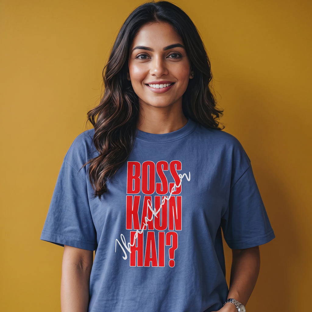 Boss Kaun Hai? - Oversized Tee | Unisex Fit