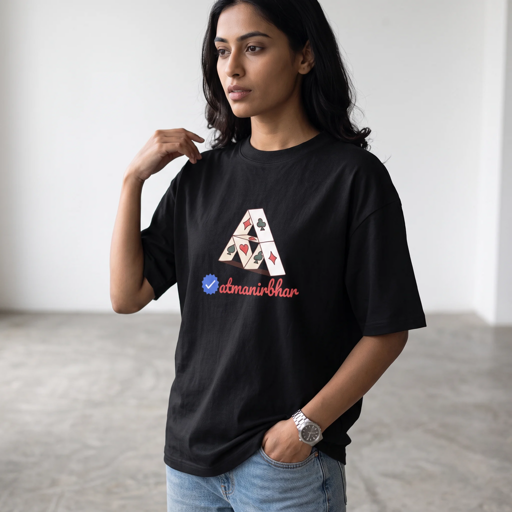 Atmanirbhar - Oversized Tee | Unisex Fit