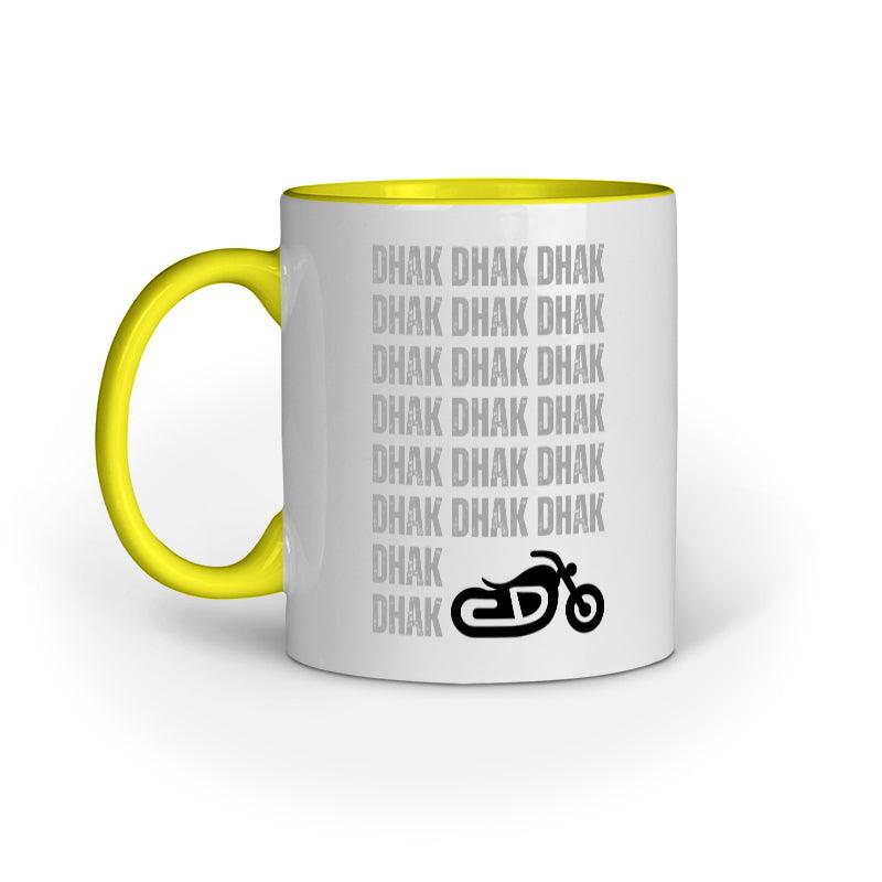 Biker - Coffee Mug Yellow