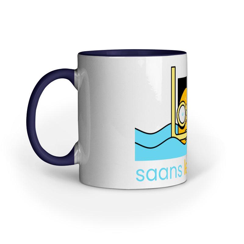 Saans - Coffee Mug Dark Blue