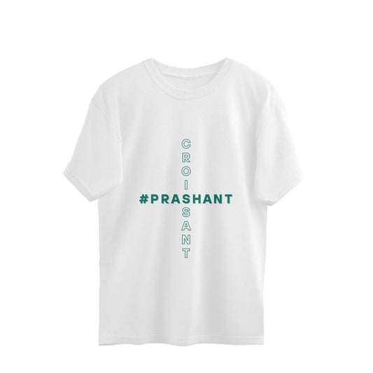 Prashant - Oversized Tee | Unisex Fit White