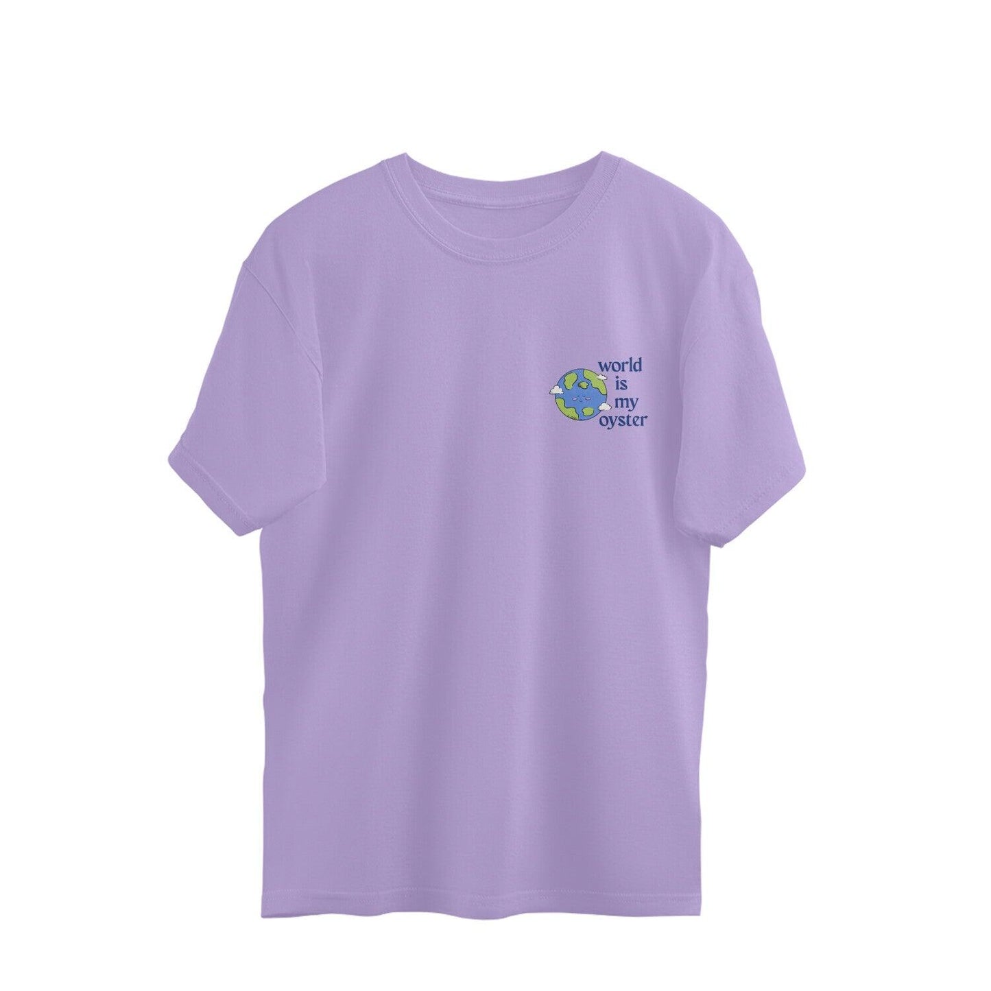 Faraar - Oversized Tee | Unisex Fit Iris Lavender