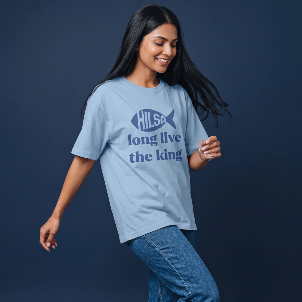 Long Live King Hilsa - Oversized Tee | Unisex Fit