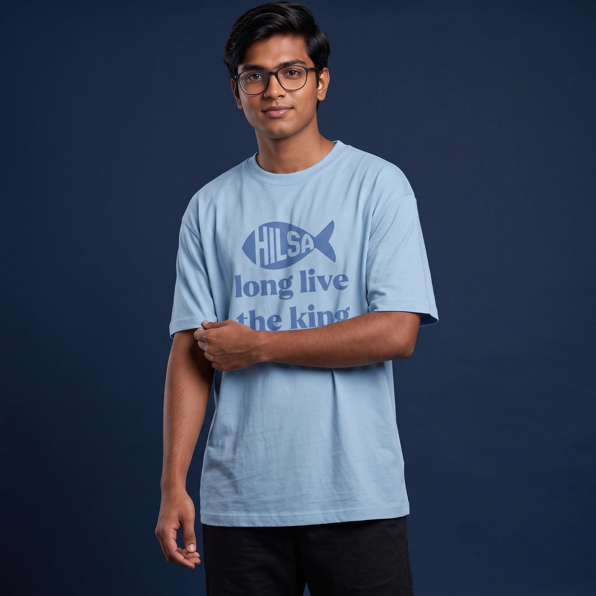 Long Live King Hilsa - Oversized Tee | Unisex Fit