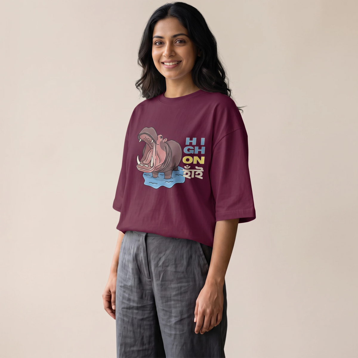 High on Hai - Oversized Tee | Unisex Fit