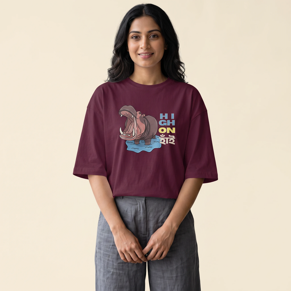 High on Hai - Oversized Tee | Unisex Fit