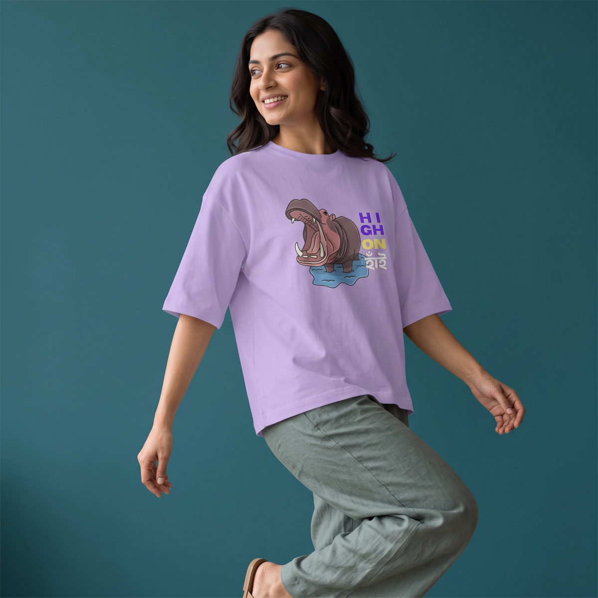 High on Hai - Oversized Tee | Unisex Fit