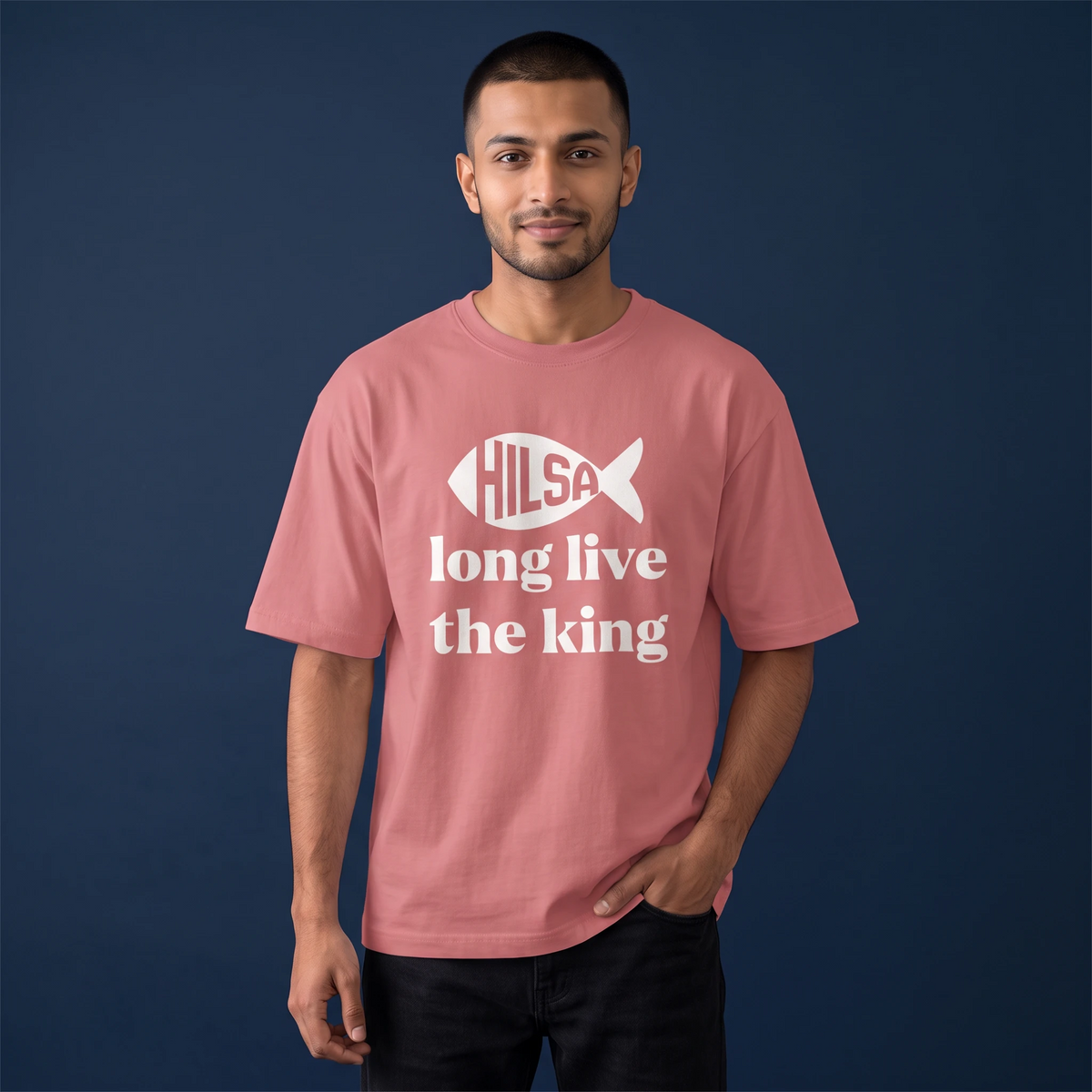 Long Live King Hilsa - Oversized Tee | Unisex Fit