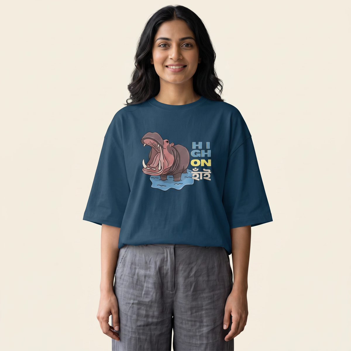 High on Hai - Oversized Tee | Unisex Fit