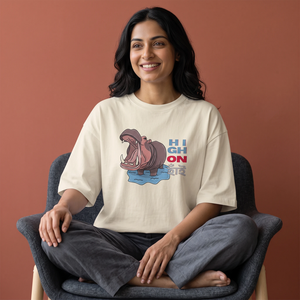 High on Hai - Oversized Tee | Unisex Fit