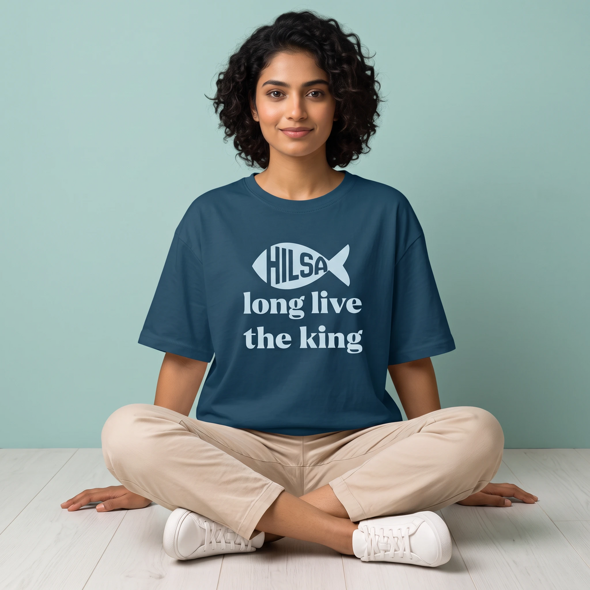 Long Live King Hilsa - Oversized Tee | Unisex Fit