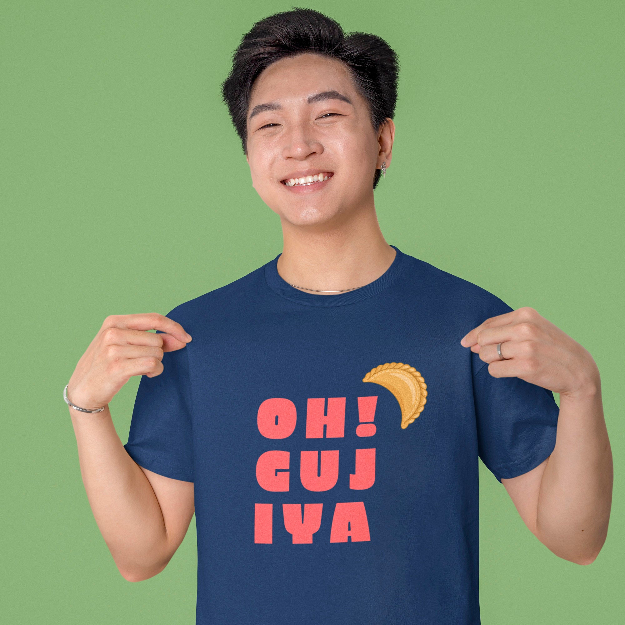 Oh! Gujiya - Round Neck Tee | Unisex Fit