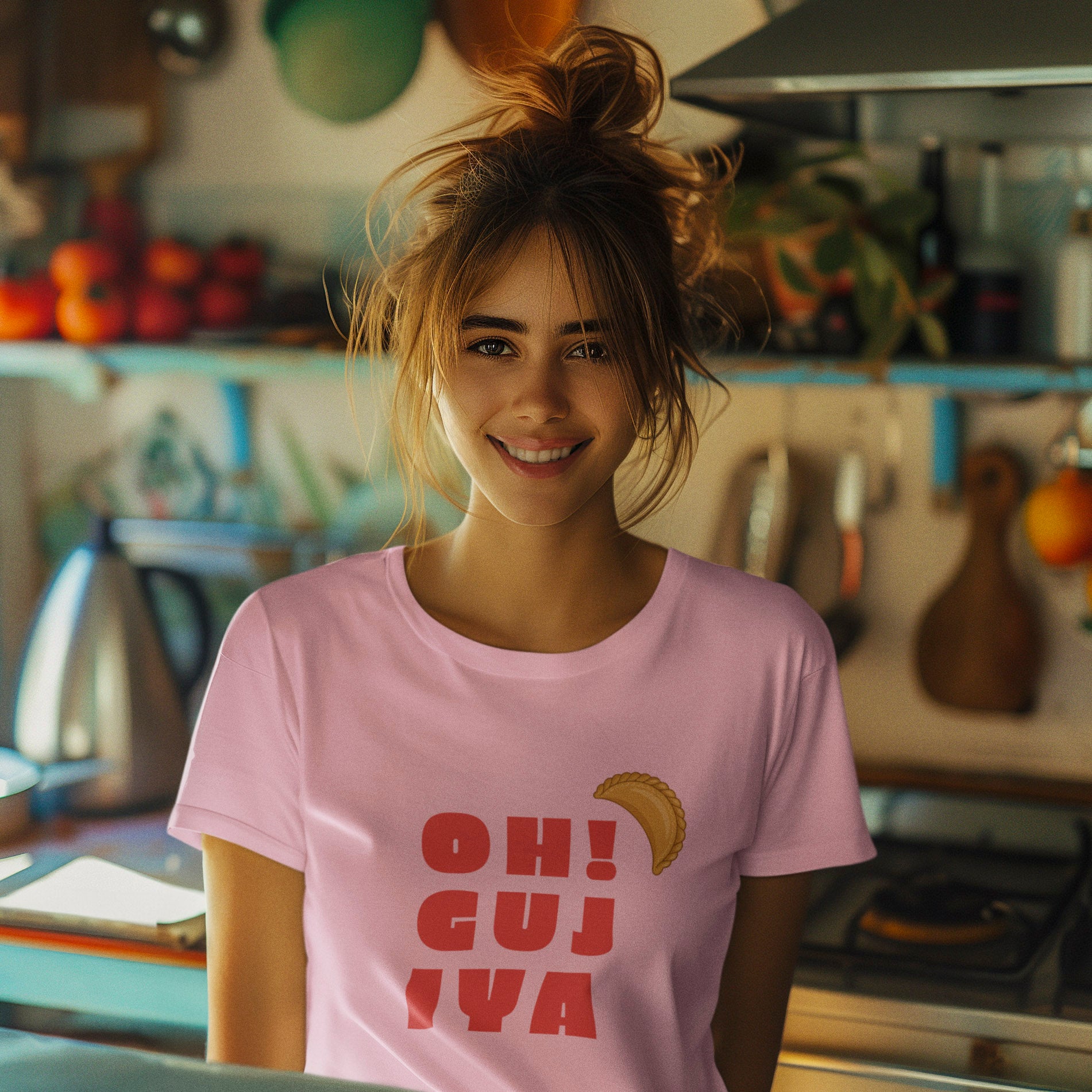 Oh! Gujiya - Round Neck Tee | Unisex Fit