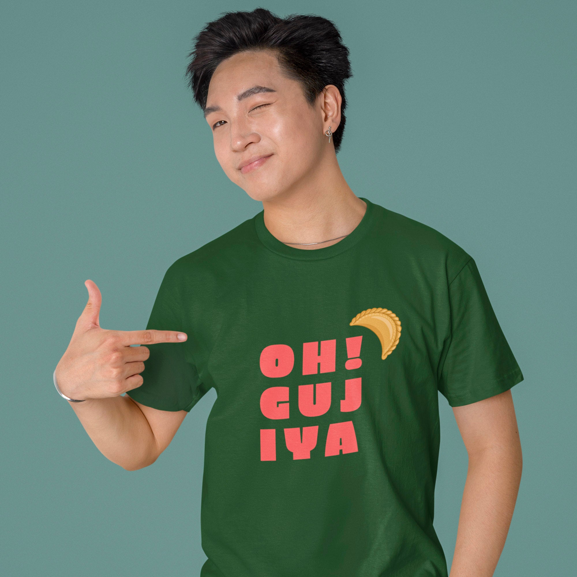 Oh! Gujiya - Round Neck Tee | Unisex Fit