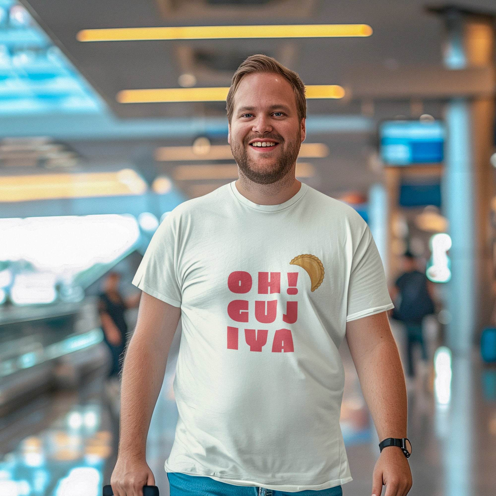 Oh! Gujiya - Round Neck Tee | Unisex Fit
